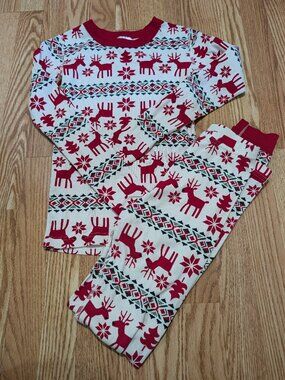 Hanna Andersson Dear Deer Organic Cotton Pajamas 150 12
